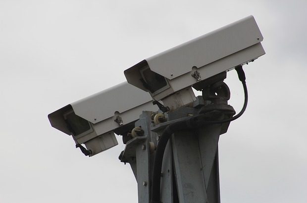 Image of two CCTV cameras